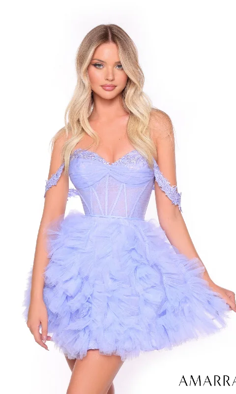 Short Homecoming Dress 88015 by Amarra