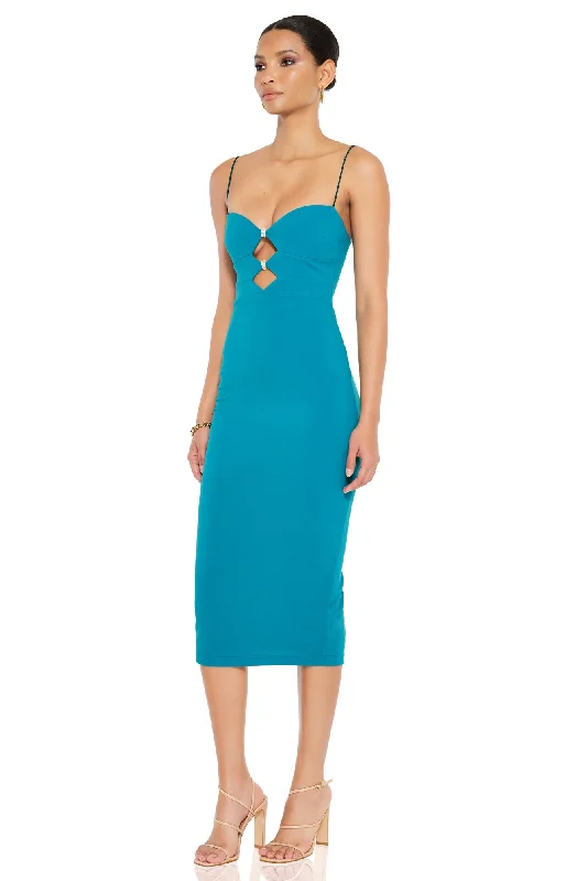 Nookie Muse Midi Dress - Topaz