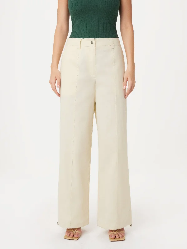 The Emma Parachute Wide Leg Pant in Fog