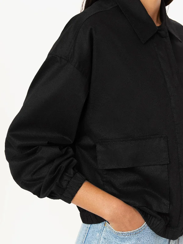 The Parachute Comfort Jacket in Black