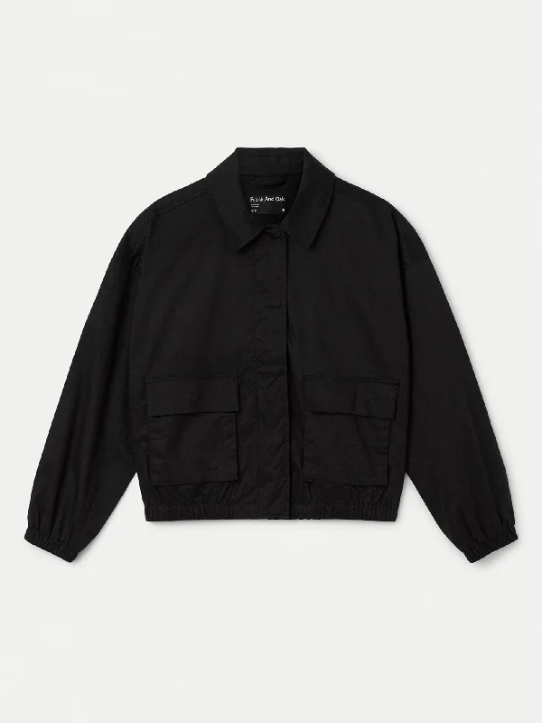 The Parachute Comfort Jacket in Black