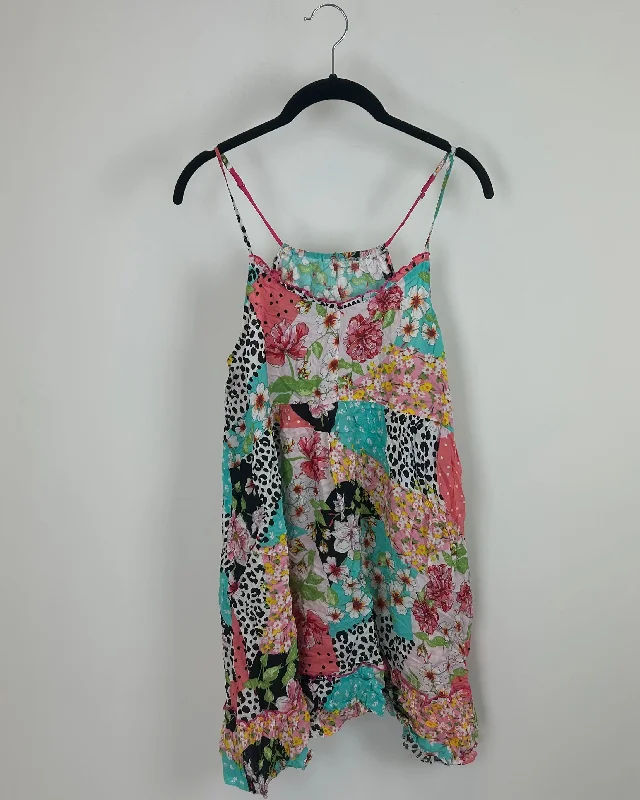 Abstract Print Dress - Size 2/4