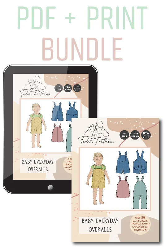 BUNDLE - PRINT pattern + half price PDF