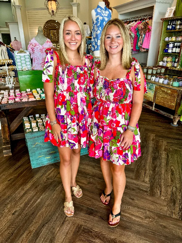 Bold Floral Dress