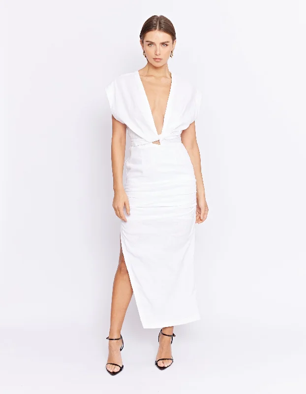 CLIFTON DRESS | POWDER