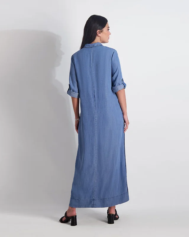 DENIM SWING DRESS