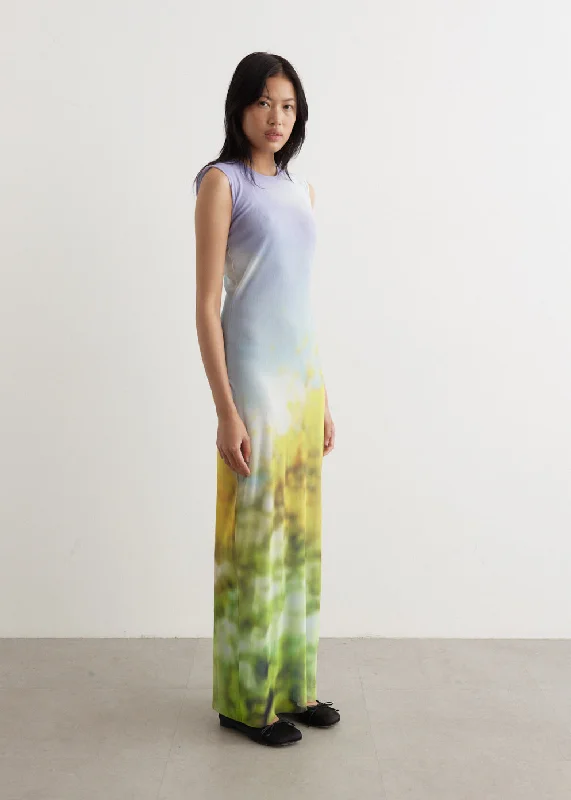 Eflora Blurry Landscape Dress