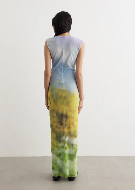 Eflora Blurry Landscape Dress