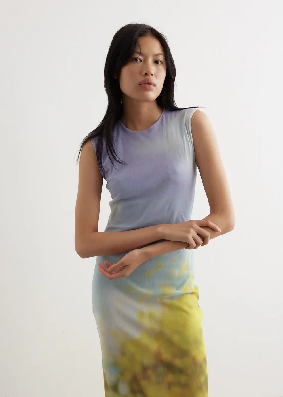 Eflora Blurry Landscape Dress