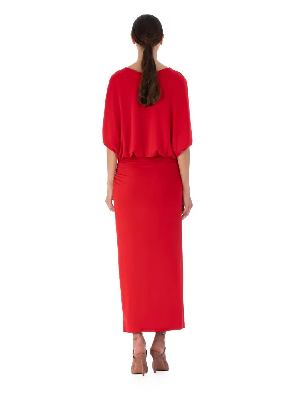 Harriet Dress Rouge