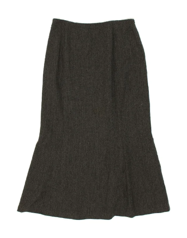 HOBBS Womens Tulip Skirt UK 10 Small W27  Grey Wool