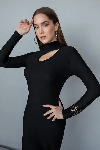 Long Sleeve Dress REF : BDW501ELB0003100