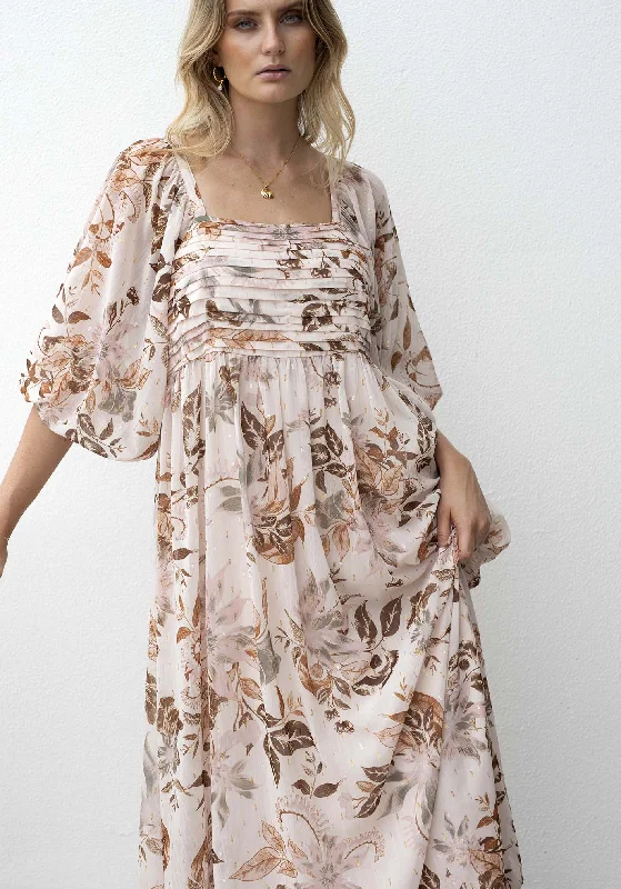 Mahalo Sleeve Maxi Dress