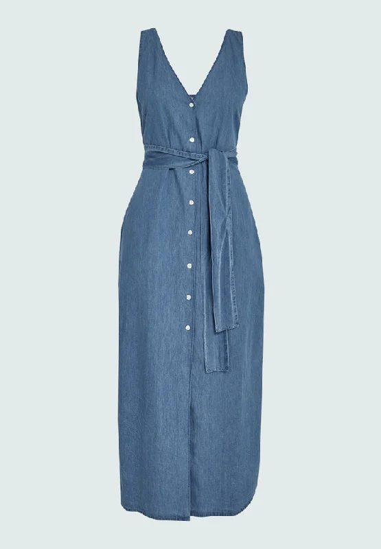 PCAllison Dress - Light Blue Wash