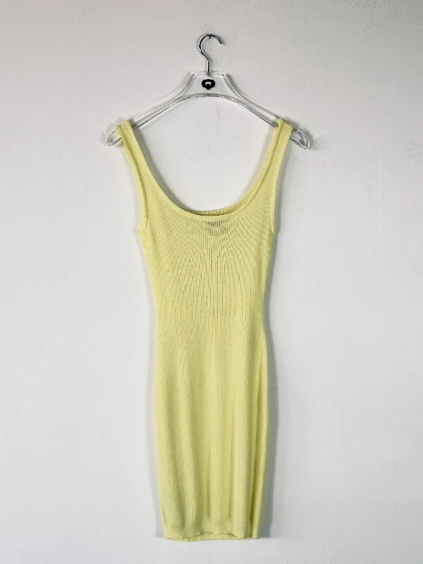 Ribbed Slim Dress