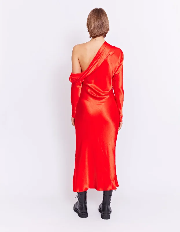 SUKIE MIDI DRESS | CAPSICUM