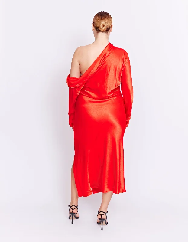 SUKIE MIDI DRESS | CAPSICUM