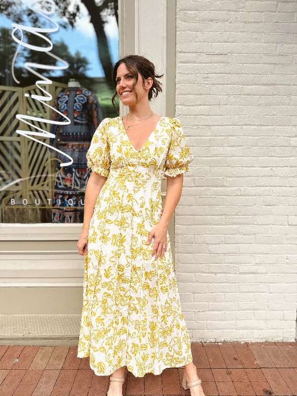 Sunflower Maxi Dress