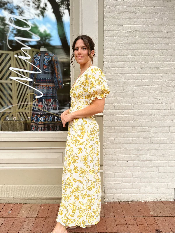 Sunflower Maxi Dress