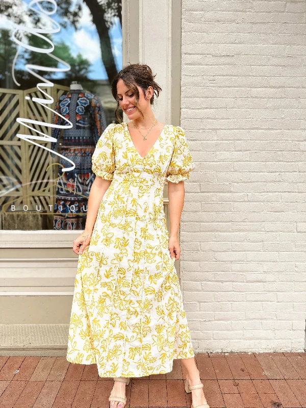 Sunflower Maxi Dress