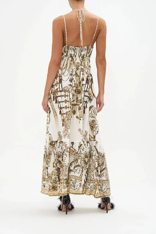 Tiered Maxi Dress w/ Hardware - Road to Richesse