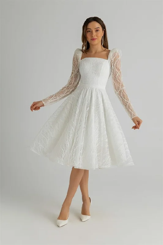 White Evening Dress REF: BCW506ABY0005101