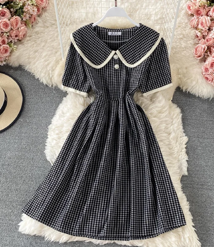 Sweet A line short dress fashion dress  655